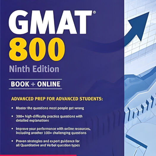Kaplan GMAT 800 9th Edition Book Cover for GMAT Preparation