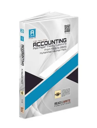 AS Level Accounting Notes by M Nauman Malik Article No 114 Book Cover