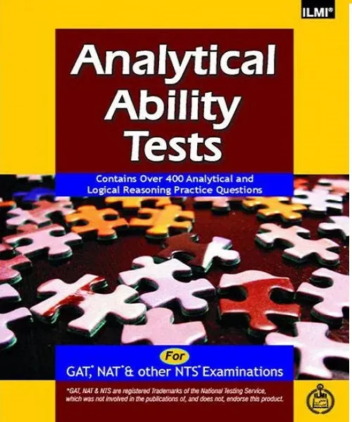 Analytical Ability Tests – ILMI Analytical Ability Tests – ILMI Latest Edition book cover