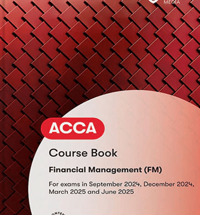BPP ACCA F9 Financial Management (FM) Workbook 2023-2024 Book Cover