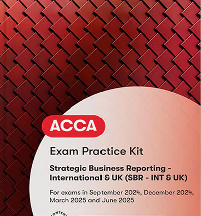 BPP ACCA Strategic Business Reporter (SBR) Practice and Revision Kit 2023-2024 book cover