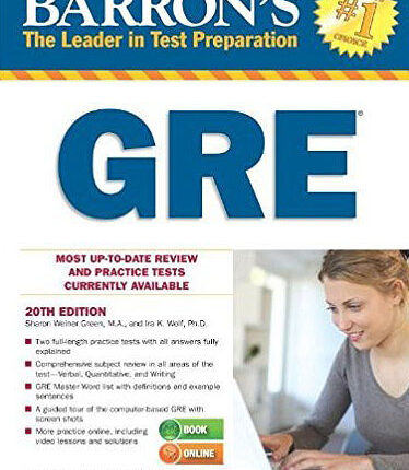 Barron's GRE 20th Edition