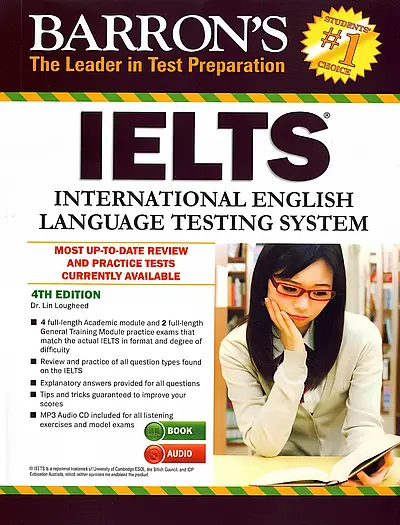 Barrons IELTS International English Language Testing System Book Cover