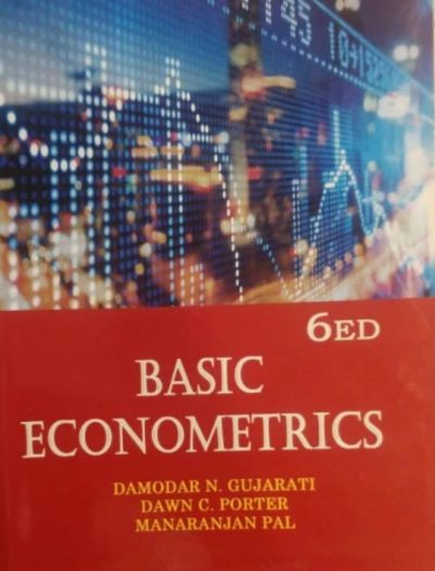 Basic Econometrics 6th Edition by Damodar N Gujarati and Dawn C. Porter book cover