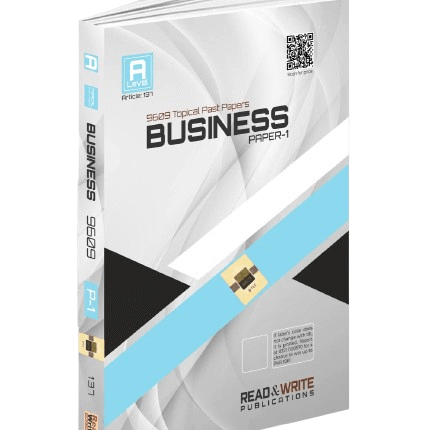 Business A Level P1 Topical Past Papers Article No 137 Front Cover