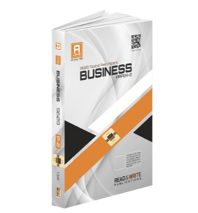 Business A Level P2 Topical Past Papers Article 138 Front Cover