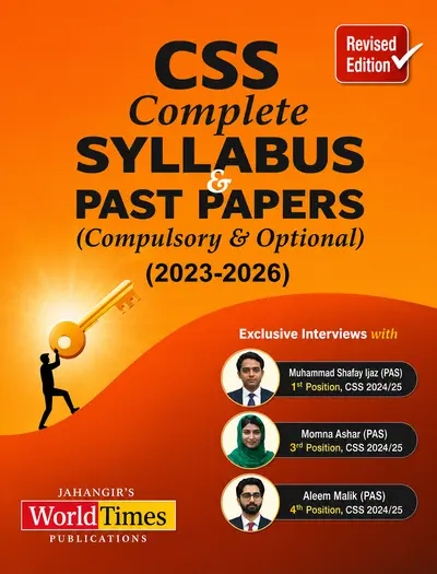 CSS Complete Syllabus with Past Papers (Compulsory & Optional) 2023–2026 book cover