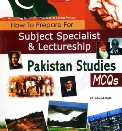 CSS PMS Comprehensive Pakistan Studies MCQs By Ch Ahmed Najib book cover