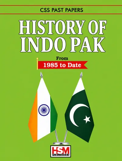 CSS Past Papers History of Indo Pak – HSM Publishers book cover