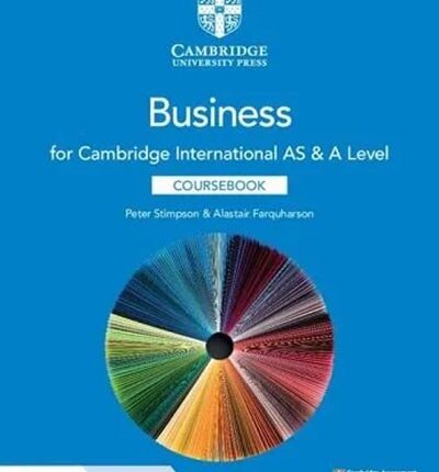 Cambridge International AS & A Level Business Coursebook 4th Edition – Front cover