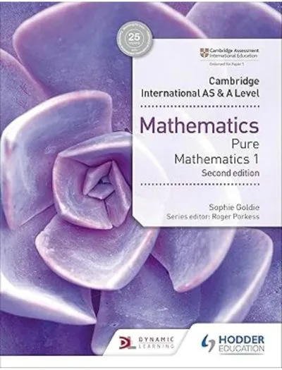 Cambridge International AS And A Level Pure Mathematics 1 2nd Edition Hodder Book Cover