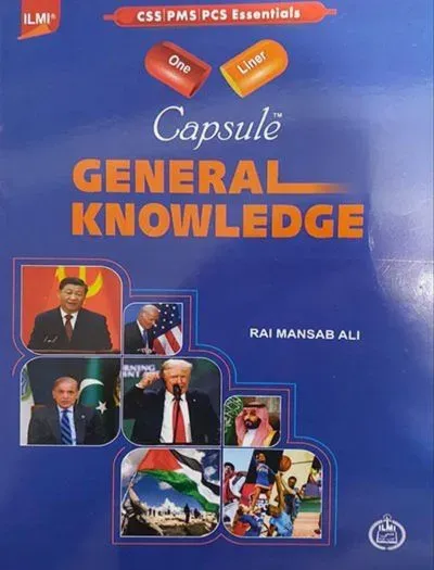 Capsule General Knowledge CSSPMS By Rai Mansab Ali -ILMI book cover