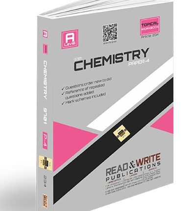 Chemistry A Level P4 Topical Workbook Article No 234 – Cover Image