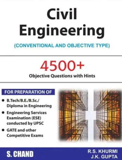 Civil Engineering by R S Khurmi 2026 book cover