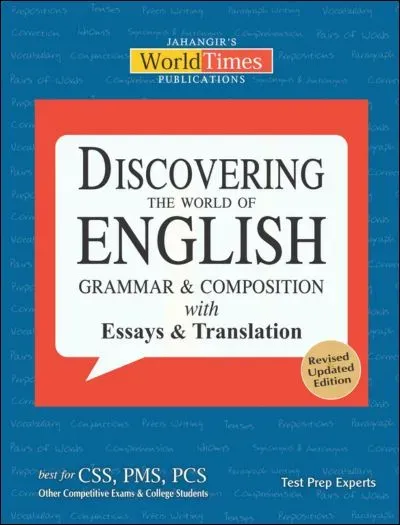 Discovering the World of English Grammar and Composition by JWT 2026 Editon book cover