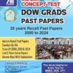 Dow Grads MCQs MDCAT Past Papers 2025 Edition book cover