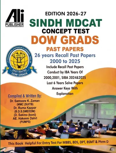 Dow Grads MDCAT Past Papers 2026 Edition book cover