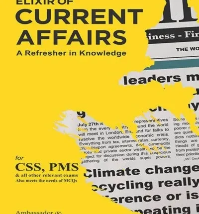 Elixir of Current affairs by Irfan Ur Rahman – Jahangir world times book cover