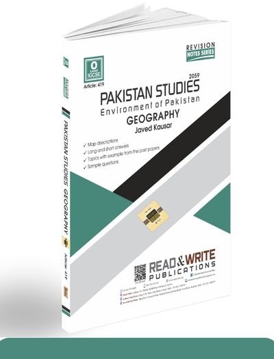 Environment of Pakistan Geography P2 Revision Notes Article 419 Cover