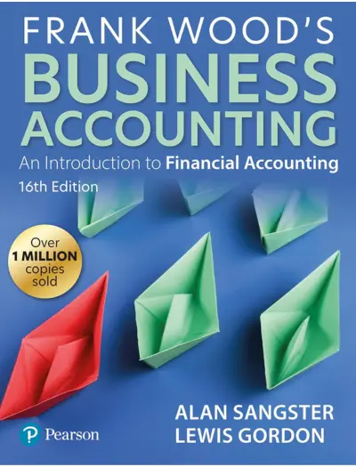 Frank Woods Business Accounting 16th Edition Book Cover