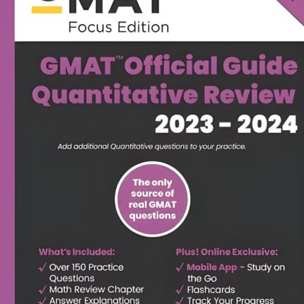 GMAT Official Guide 2023-2024 Quantitative Review Book Cover