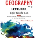 Geography MCQs for Lecturer Subject Specialist Guide - ILMI KITAB KHANA book cover