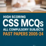 High Scoring CSS MCQs Solved Past Papers (2005-2024) All Compulsory Subjects - Dogar Brothers book cover