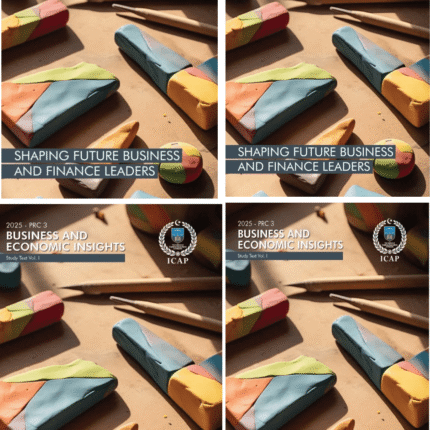 ICAP PRC 4 Book Set – Complete Study Materials 2025 Front Cover for CA Students