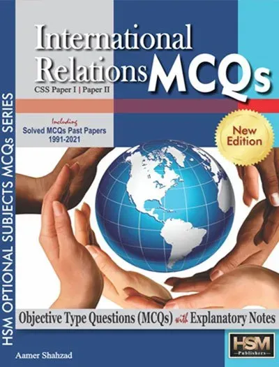 International Relations Solved MCQs – HSM Publishers book cover