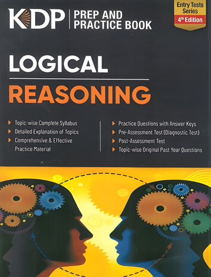 KIPS Logical Reasoning Prep and Practice Book 4th edition– MDCAT 2025 Cover