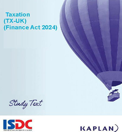 Kaplan ACCA F6 Taxation (TX-UK) FA25 Study Text 2026