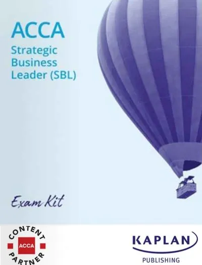 Kaplan ACCA Strategic Business Leader (SBL) Exam Kit 2027 Cover