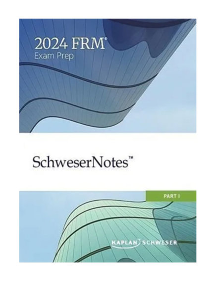 Kaplan Schweser FRM Part 1 2024 Notes – 4 Books