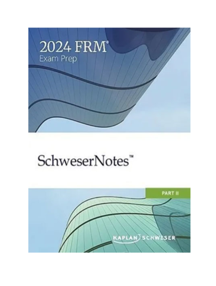 Kaplan Schweser FRM Part 2 2024 Notes – 5 Books Set