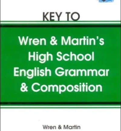 Key To Wren and Martin High School English Grammar and Composition latest book cover