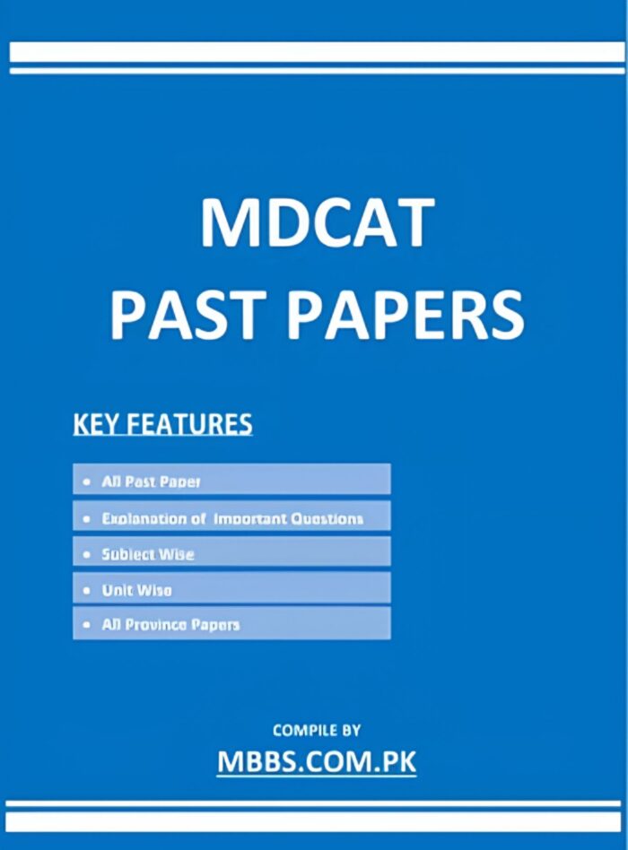 MDCAT Past Papers Book MBBS entry test cover