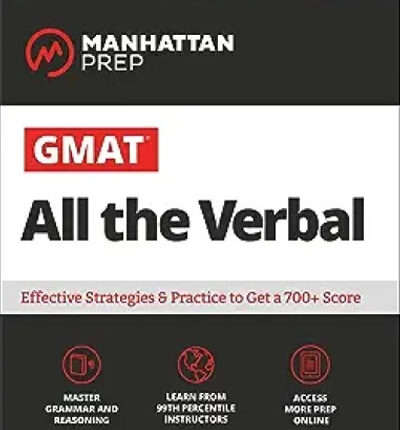 "Manhattan GMAT Prep All the Verbal – Buy in Pakistan | My Online Book Shop Pakistan"