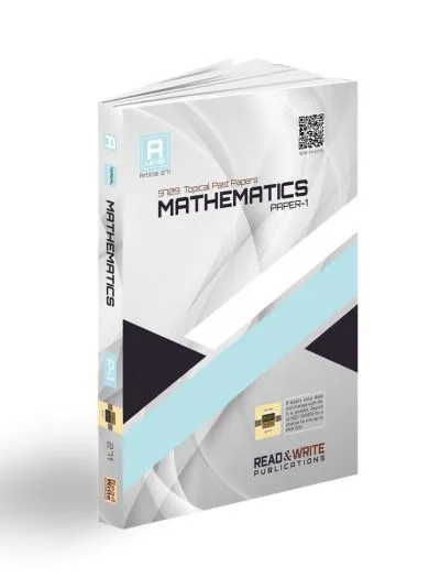 Mathematics A Level P1 Topical Past Paper Article No 271 Book Cover