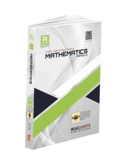Mathematics A Level P3 Topical Past Papers Article No 273 Book cover
