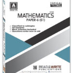 Mathematics A Level P6 (S1) Topical Past Papers Art #276
