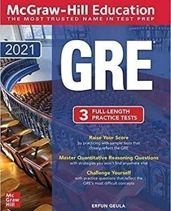 McGraw Hill GRE 2021 with 3 Practice Tests