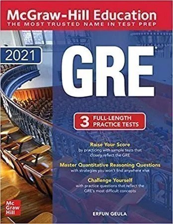 McGraw Hill GRE 2021 with 3 Practice Tests