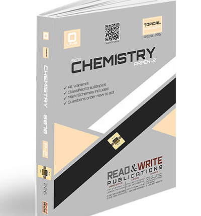 O Level Chemistry P2 Topical Workbook Art #226