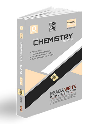 O Level Chemistry P2 Topical Workbook Art #226