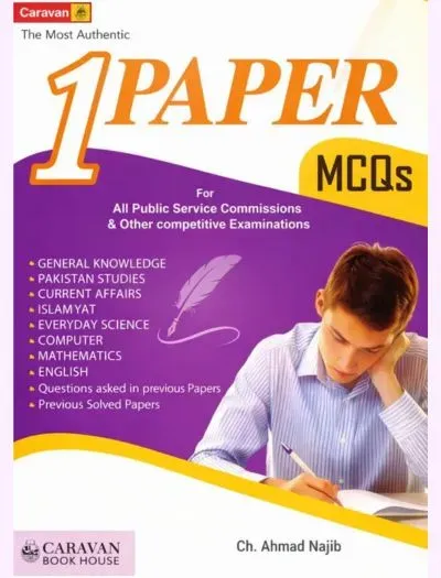 One Paper MCQs Guide by Caravan book cover
