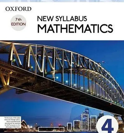 Oxford New Syllabus D Mathematics NSM Book 4 D4 7th Edition book cover