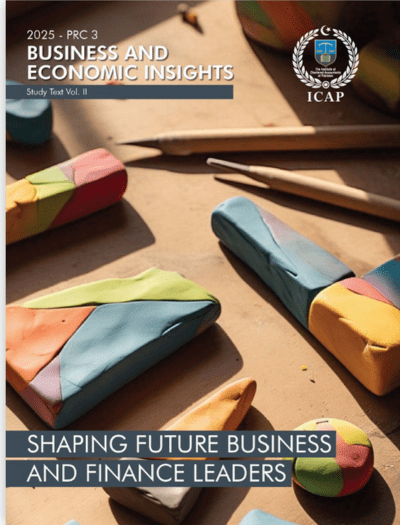PRC-3 Business & Economic Insights (ICAP Study Text) Vol-II cover