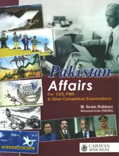 Pakistan Affairs CSS PMS By M Ikram Rabbani 2026 Edition - Caravan book cover