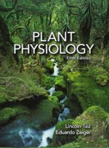 Plant Physiology 5th Edition By Lincoln Taiz and Eduardo Zeiger book cover