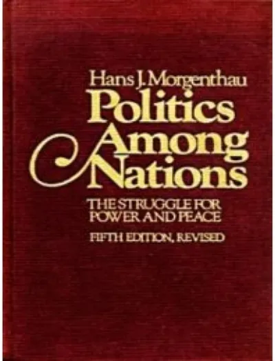 Politics Among Nations The Struggle for Power and Peace 5th Edition By Hans Morgenthau book cover